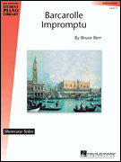 Barcarolle Impromptu piano sheet music cover